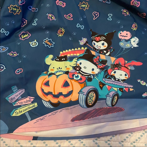 Hello Kitty Unique Vintage Halloween Joyride Gellar Skirt - Picture 4 of 12